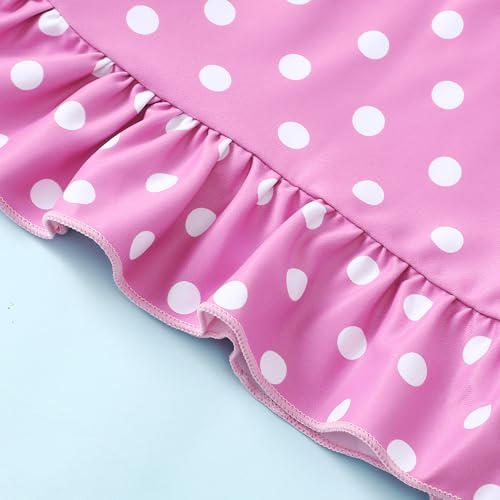 Image of Baby Swimsuit Girl Two Piece Bathing Suit Toddler Girls Summer Beach Ruffle Tankini Swimwear 1-7Y