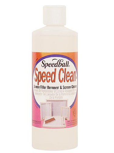 Speedball Speed Clean Screen Filler Removal & Screen Cleaner 16 oz. [PACK OF 2 ]