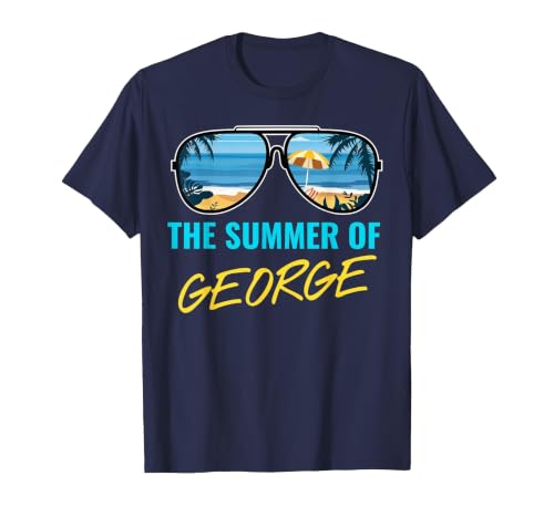 The Summer of George Pop Culture T-Shirt, Men, Navy Blue, Large