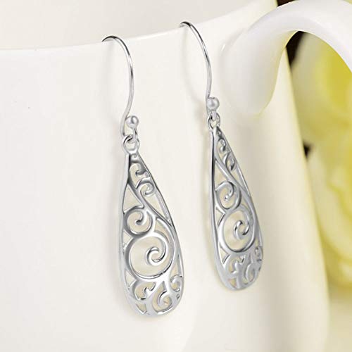 Boucles d'oreilles clous argent S925 anti allergie feuille
