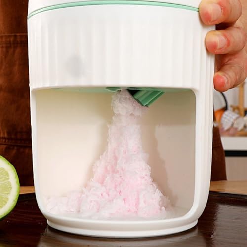 Máquina de hielo afeitado manual para combatir el calor con bebidas heladas caseras 5