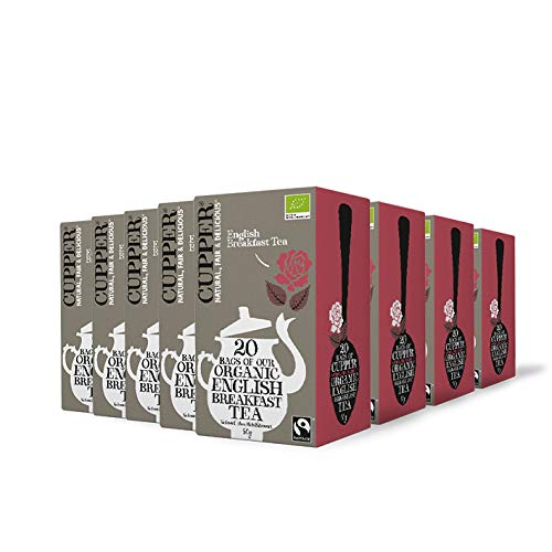 Cupper Schwarztee English Breakfast Tea (20 Beutel) - Bio 8er Pack