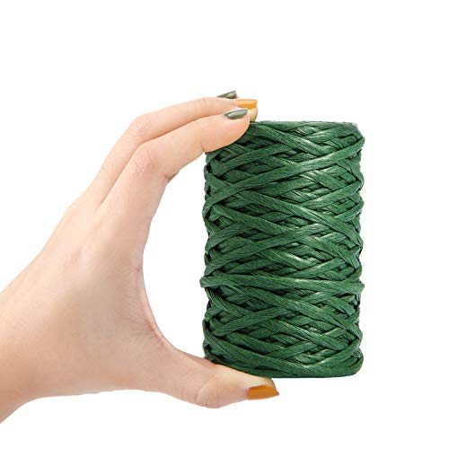 image for Syhood 65 Feet Floral Wire Vine Wire Bind Wire Rustic Craft Wire Wrapp