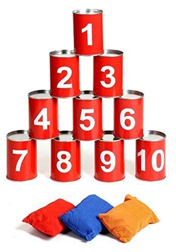 Quickdraw Tin Can Alley Extérieur Jardin Hit The Box Famille drôle Jeu Kindermesse-But