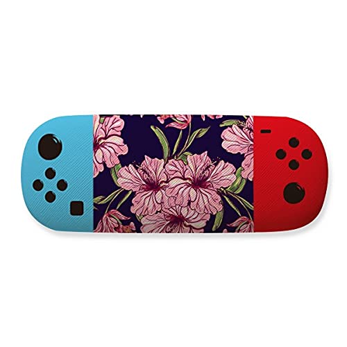 Étui de rangement pour lunettes fleurs foncées pour protéger vos solaires en voyage