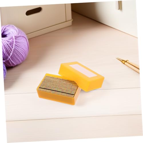 Clavos sin cabeza neumáticos SOIMISS, 1300 piezas, aleación de zinc, fijación eficiente para carpintería, caja para accesorios de clavadoras neumáticas, para marcos y entornos de taller de madera miniatura 6