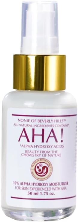 Nonie 10% Alpha Hydroxy Acid Moisturizer - Anti Wrinkle & Anti Aging Treatment - Dead Cell Exfoliater & Renewer 30% - 1.75 oz
