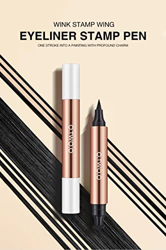 O TWO O Liquid Eyeliner, Cat Eyes Stamp Eyeliner Pen, Waterproof Fast Dry Double-ended Eye Liner For Women - Image 5