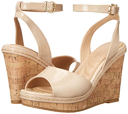 Cl By Chinese Laundry Women's Beaming Cloud Patent Wedge Sandal, Nude, 7.5 #TOP6