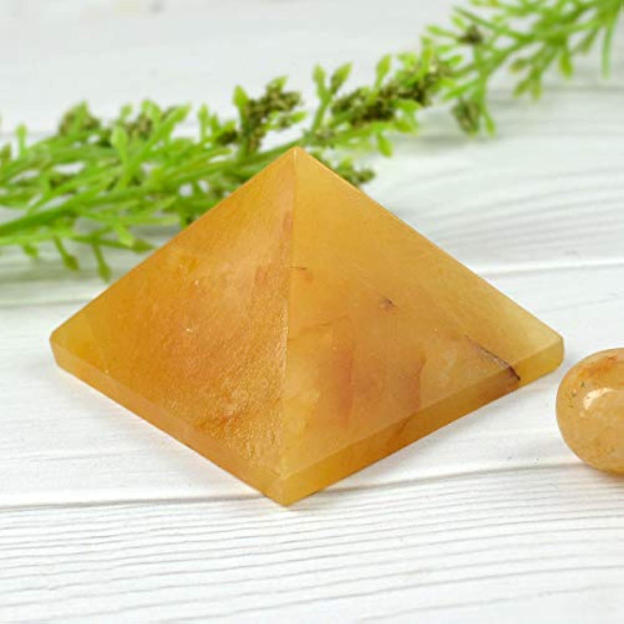 Citrine Pyramid for Healing and Vastu Correction