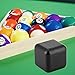 Sunicon Pool Cue Chalk Holder, Aluminum Portable Mini Magnetic Pool Chalk Holder Billiard Chalk Holder Billiard Pool Chalks Carrier Case for Billiard Cue Snooker Accessory(Black)