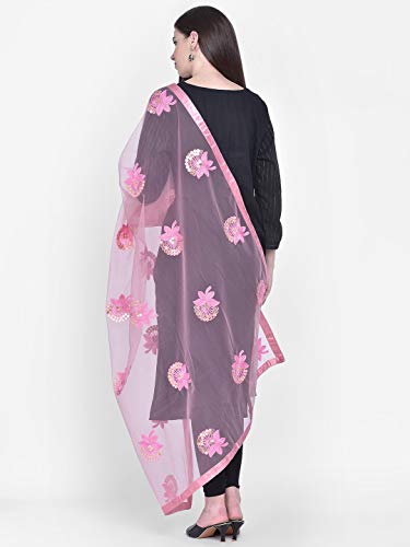 Image of DUPATTA BAZAAR Woman's Embellished Net Dupatta