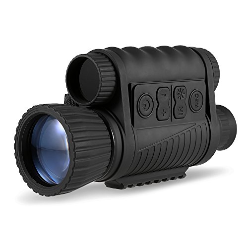 Lixada 6X50 Digital Nachtsicht Monokular 1-5X Zoom Foto Videokamera 1,5 Zoll TFT LCD Display 5MP Foto 720P Video 350m Entfernung für Nacht Beobachtung