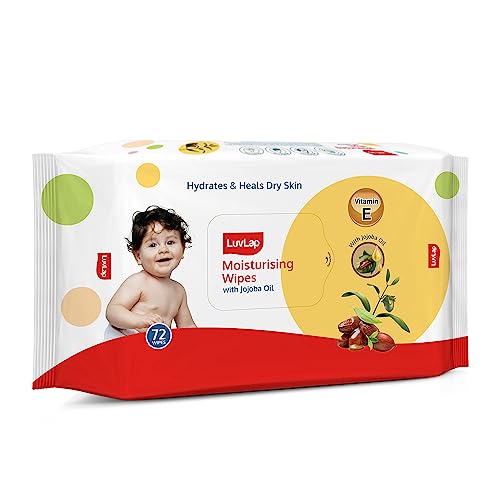 Image of LuvLap Baby Medium Diapers And Wipes Pack Of 1