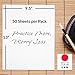 JapanBargain, Japanese Sumi and Chinese Brush Calligraphy Paper, Painting and Ink Stamping Sheets, 9.5 x 13 Inch, 50 Sheets per Pack, Made in Japan