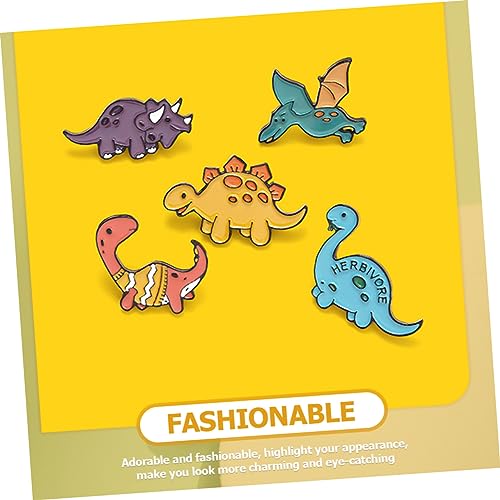 Épingle décorative dinosaure pour customiser un vêtement basique