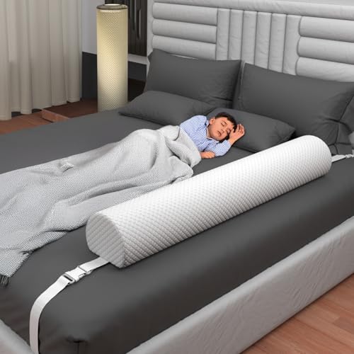 Premium Bed Bumper for Toddlers with Adjustable Straps | Portable Travel Bumpers for Toddlers | Toddler Bed Bumper for Full Size Bed, Twin, Queen & King | Toddler Bed Bumpers