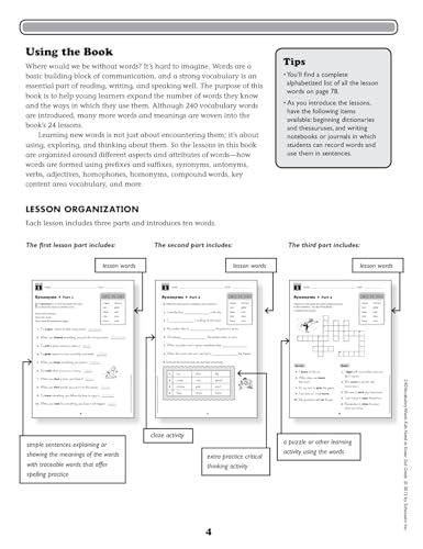 240 Vocabulary Words Kids Need to Know: Grade 2: 24 Ready-to-Reproduce Packets Inside! (Teaching Resources) - Image 3
