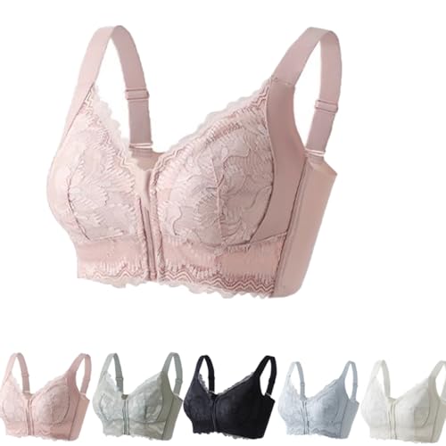 Ziplacy - Ultra Soft Front Zip Wireless Lifting Bra, Women's Zip Front Sports Bra Wireless - Main Image