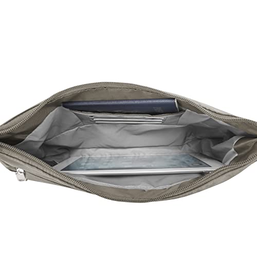 image for Travelon Anti-theft Classic Crossbody Bucket Bag, Nutmeg