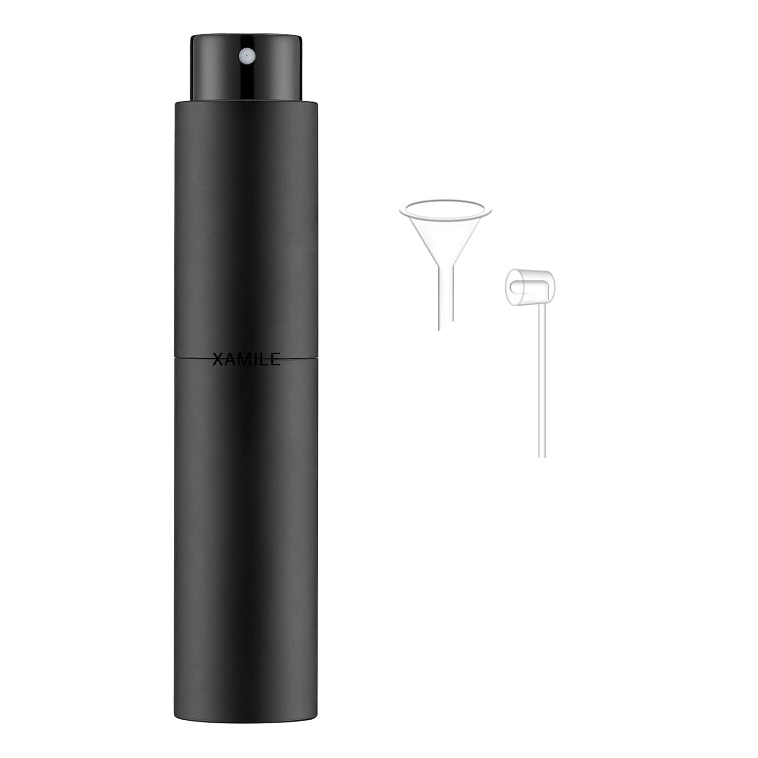 PiyuBind 10ml Portable Mini Perfume Atomizer Spray Bottle 1 Pcs Travel Refillable Atomizer Sprayer for Perfume,Cologn, Fragrance with Twist Design (Matte Black)-picture-48