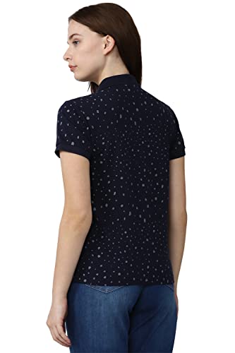 Image of Van Heusen Women's Cotton Regular Fit Polo T-Shirt