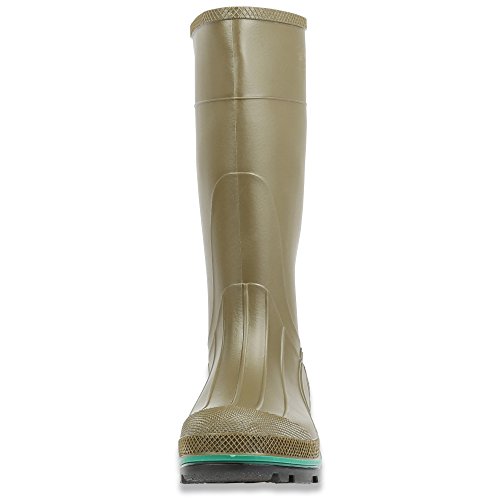 Image of Servus MAX 15 inch PVC Chemical-Resistant Soft Toe Men's Work Boots, Olive, Green & Brown (75120), Size 14