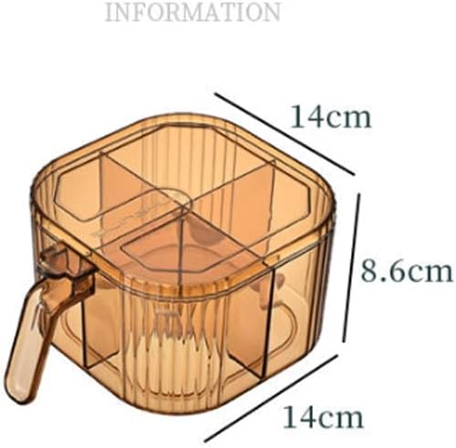Seasoning Box Set Integrated Kitchen Storage with Multiple Compartments for Home Use