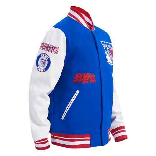 Image of Pro Standard Mens NHL Old English Varsity Jacket
