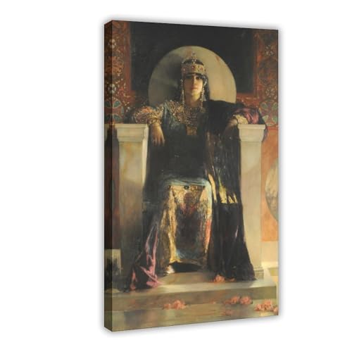 Impression sur toile Impératrice Théodora pour habiller un mur de bureau vide avec cadre 30x45