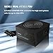 RAIDMAX Cobra ATX 3.1 PCIe Gen 5 Ready Power Supply, 80+ Gold Certified Gaming PSU, High-Performance Power Supply for Gaming PCs, RoHS, Active PFC, Black Flat Cables (RX650AED)