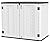 KINYING Outdoor Storage Shed-Horizontal Storage Cabinet Waterproof for Garden, Patios, Backyards, 27 Cu.ft Resin Tool Shed for Garbage Cans, Small Tools, Lawn Mower,Off-White Color