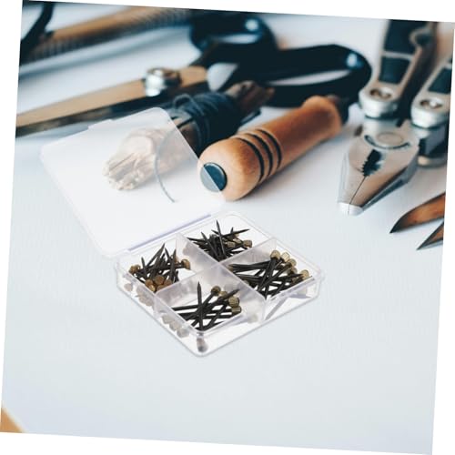 Image of HOMSFOU 1Set Picture Hanging Nails Throughheart Design for Secure Frame Fastening Versatile Decorative Hardware for Various Picture Frames and Photos