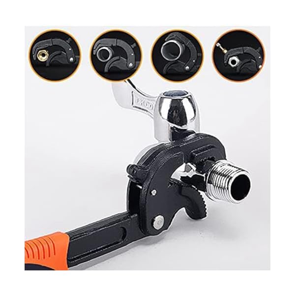 Kliplinc Multifunktionaler Rohrmutter-Schraubenschl¨¹ssel mit Schnellspannungsrohrschl¨¹ssel 0,6-2,4, 10 und 15, 2 St¨¹ck. – Bild 6