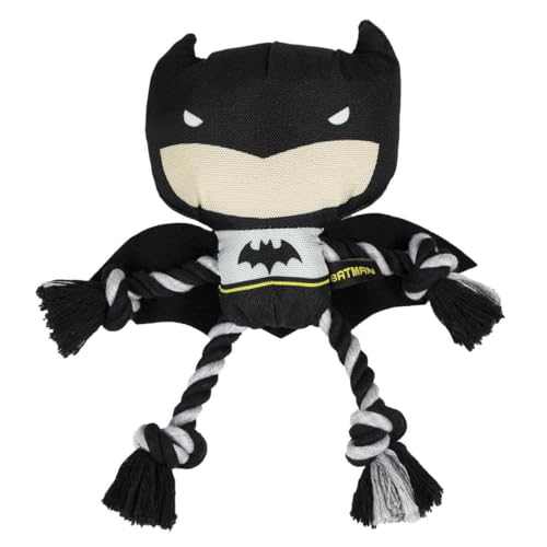 Cerdá - For Fan Pets | Cuerda Dental Peluche de Batman - Licencia Oficial de DC Comics®