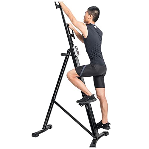 Image of Vertical Climber, Foldable Climbing Machine /Aerobic Exercise with LCD Monitor, 330LBS Weight Capacity Sturdy for Full Bo