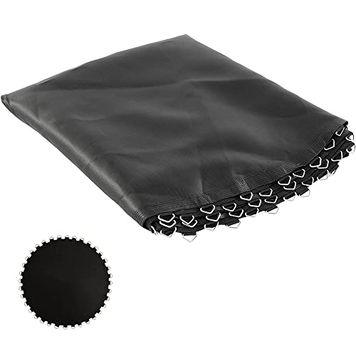 Kacho Anti-UV Trampoline Replacement Jumping Mat for 12 14 15 16ft Round Frames Trampoline, Black