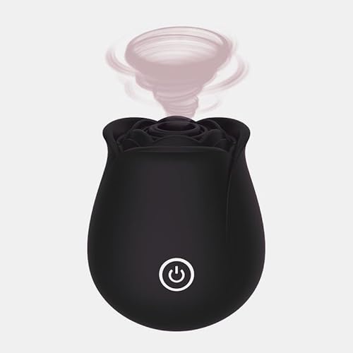 2024 New Rose Adult Tool Stimulator for Women, Quiet 10 Speed Adult Toys Waterproof Automatic Electric Adult Toys Machine Pleasure Gifts Black Shoulders A02