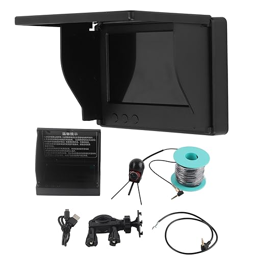 Caméra Pêche Sous-Marine 7" HD 1000TVL - Étanche Avec 15m Câble Et LEDs Pour Glace Ou Bateau