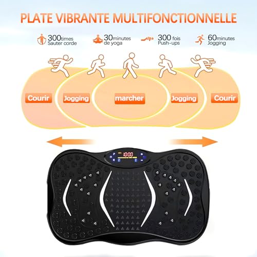 Plateforme vibrante perte de poids et drainage lymphatique 120 vitesses - 6
