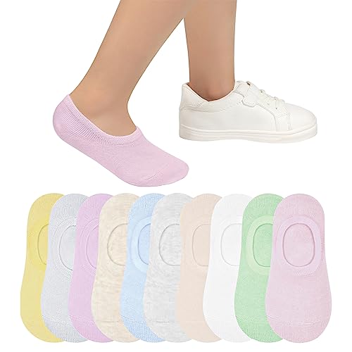 Witwot 10 Pairs No Show Socks for Kids Girls Boys Non Slip Low Cut Ankle Socks2