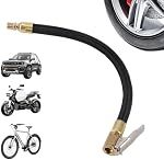 Tire Inflator Extension Tube Tyre Pump Quick Inflation Chuck Adapter Hose Quick-Inflation Clip Connector High-Pressure Tube Car Motorcycle Maintenance Accessories