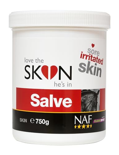 NAF Love the Skin He’s In Skin Salve 750g – Soothing Antibacterial Horse Skin Balm – For Minor Wounds, Irritations & Scabs – Naturally Calming & Moisturising Formula