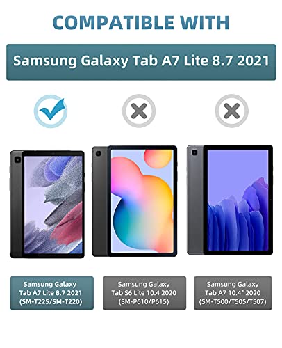 Image of MoKo Case Fits Samsung Galaxy Tab A7 Lite 8.7 inch 2021, Blue Starry Sky