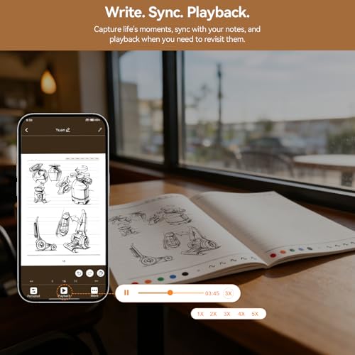 Stylo de synchronisation Yuan pour carnet numérique A4 : ne perdez plus jamais vos notes