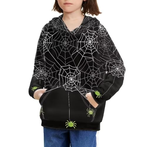 Kids Casual Pullover Hoodies Novelty Long Sleeve Halloween Christmas Hooded Sweatshirt3