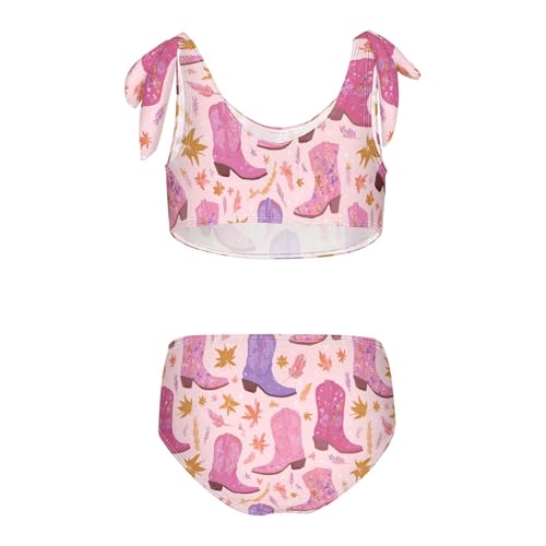 Image of Boccsty Cute Crab Red Blue Girls Swimsuits Kids Bikini Sets 2 Pcs Bathing Suit for 3T