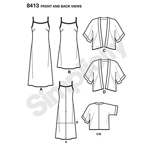Simplicity Patterns Simplicité Robes patron haut de gamme pour ajustement parfait - 4