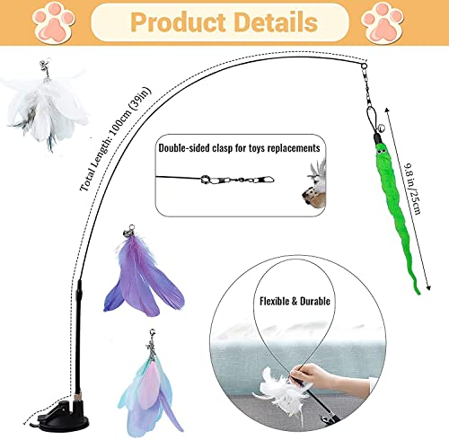 Giocattolo interattivo per gatti Angel con piuma