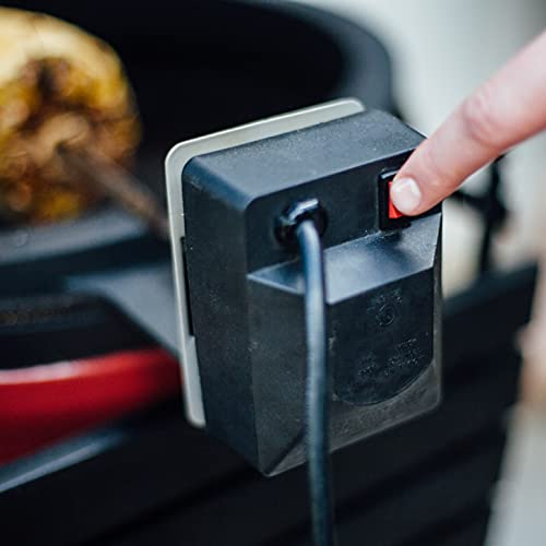 JoeTisserie Classic Kamado Joe torneador eléctrico para barbacoas de cerámica 4